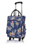 Travel Luggage Trolley Backpacks Bags On Wheels Women Business Travel Trolley Bags Oxford Rolling