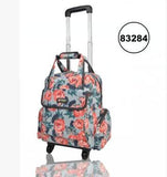 Women Travel Trolley Bags Woman Travel Luggage Trolley Backpacks Bags With Wheels Oxford Rolling