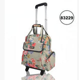 Women Travel Trolley Bags Woman Travel Luggage Trolley Backpacks Bags With Wheels Oxford Rolling