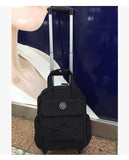 Women Travel Trolley Bags Woman Travel Luggage Trolley Backpacks Bags With Wheels Oxford Rolling