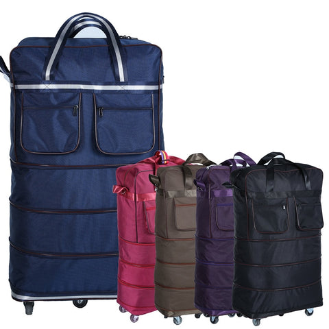 Lightweight Large Capacity Universal Wheels 32" Checked Bag Folding Wheel Bag Travel Bag  Moving