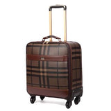Waterproof Pu Cabin Travel Rolling Luggage Suitcase Bag ,Trolley Case With Wheel ,Laptop Bag,