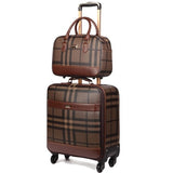 Waterproof Pu Cabin Travel Rolling Luggage Suitcase Bag ,Trolley Case With Wheel ,Laptop Bag,