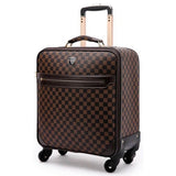 Waterproof Pu Cabin Travel Rolling Luggage Suitcase Bag ,Trolley Case With Wheel ,Laptop Bag,