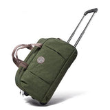 Trolley Bag Female Canvas Travel Bag Portable Bag Male Luggage,Student Trolley Luggage Bag