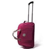 Trolley Bag Female Canvas Travel Bag Portable Bag Male Luggage,Student Trolley Luggage Bag