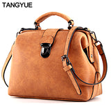 Tangyue Handbags Women'S Bag Shoulder Female Luxury Matte Leather Messenger Bag Women'S Crossbody