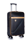 Pu Rolling Luggage Suitcase Cabin Business Travel Trolley Bags For Men Luggage Suitcase Bag