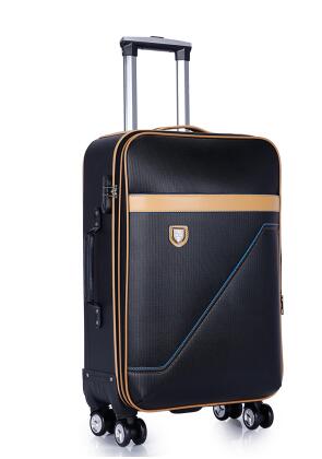 Pu Rolling Luggage Suitcase Cabin Business Travel Trolley Bags For Men Luggage Suitcase Bag