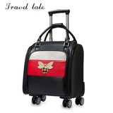 Travel Tale Short Trips 16 Inches Rolling Luggage Spinner Brand Travel Suitcase Fashion Travel