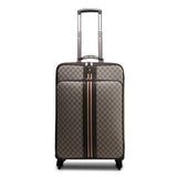 Rolling Luggage,Women Bag With Wheel,Pu Leather Commercial Suitcase,Men Soft Shell Travel Box