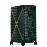 Uniwalker Abs+Pc Cross Twill Rolling Luggage  20"24"26"29" Hardside Trolley Travel Traveling