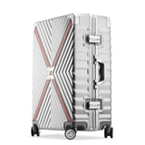 Uniwalker Abs+Pc Cross Twill Rolling Luggage  20"24"26"29" Hardside Trolley Travel Traveling