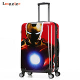 Spider-Man Luggage Bag,Batman Suitcase, Child'S Travel Box,Captain America Trolley ,Iron Man