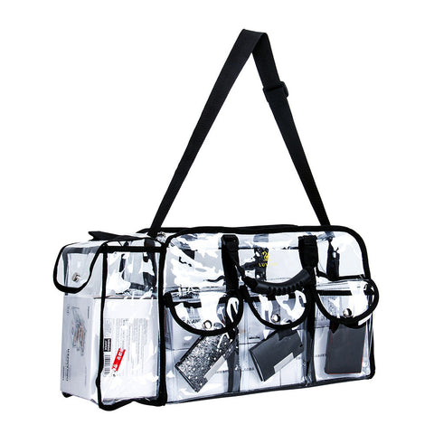 Makeup Bag Clear Travel Cosmetics Set Bag Transparent Pvc Toiletry Bag Organizer With 6 External