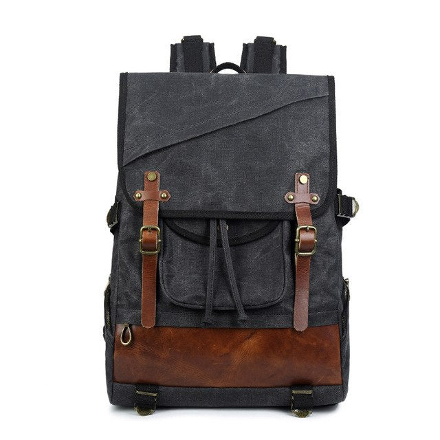 Etya High Quality Men'S Travel Bags Casual Backpack Fashion Canvas Shoulder Bag Large Capacity