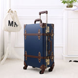 2018 Suitcase For Makeup Designer Luggage Wheel Spinner Handmade Pu Leather Geniune Leather Pu