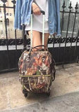 Wheeled Backpack Bag For Women Travel Luggage Trolley Backpacks Bags On Wheels Rolling Luggage