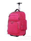 Rolling Luggage Bags Wheeled Rolling Backpack Women Travel Trolley Bag Men Travel Trolley Bag