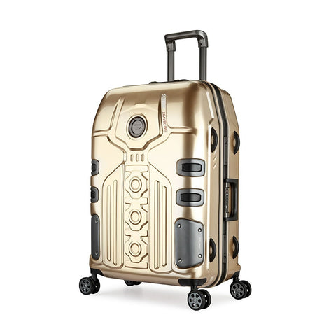 Aluminum Frame Suitcase Tsa Lock Luggage Trolley Cabin Mala De Viagem Universal Wheel Valise Koffer