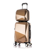 Women Luggage Travel Suitcase Bag ,Abs+Pc Trolley Case With Rolling , Fashion Universal Wheel