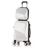 Women Luggage Travel Suitcase Bag ,Abs+Pc Trolley Case With Rolling , Fashion Universal Wheel