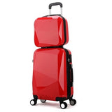 Women Luggage Travel Suitcase Bag ,Abs+Pc Trolley Case With Rolling , Fashion Universal Wheel
