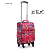 Travel Tale Waterproof, Durable, Fashion,  Nylon Rolling Luggage Spinner Brand Travel Suitcase