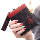 Women Small Wallet Cartoon Mickey Cute Coin Purse Hasp Card Holder Womens Wallets And Purses Female