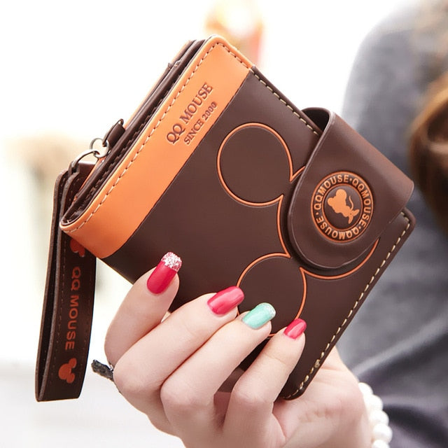 Wholesale Fashion Girls Cute Cartoon Printing Square Mini Wallet Card  Holder Wallet Ladies Wallets and Purses From m.
