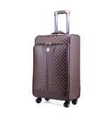 Universal Wheels Trolley Luggage Travel Bag Code Case 16 20 24 Luggage Leather Bags,High Quality Pu