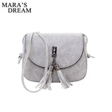 Mara'S Dream 2018 Mini Women Messenger Bags Pu Leather Women Shoulder Bag Tassel Solid Clutches