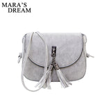 Mara'S Dream 2018 Mini Women Messenger Bags Pu Leather Women Shoulder Bag Tassel Solid Clutches