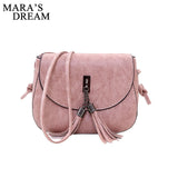 Mara'S Dream 2018 Mini Women Messenger Bags Pu Leather Women Shoulder Bag Tassel Solid Clutches