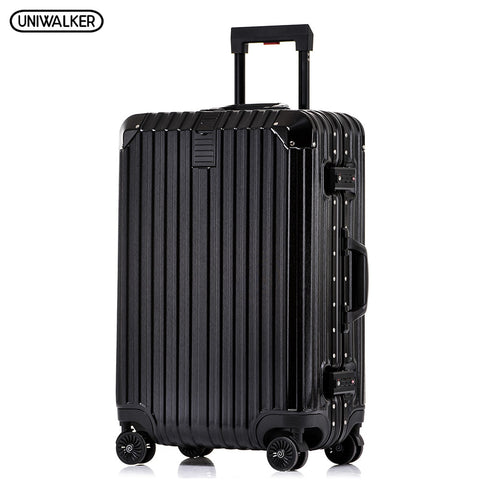 Uniwalker Pc+Abs 20''22''24''26''29'' Unisex Rolling Luggage With Spinner Wheels Carry-On Trolley