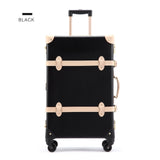 Uniwalker 20 22 24 Inch Cow Leather Luggage  Genuine Leather Vintage Travel Suitcase Classic