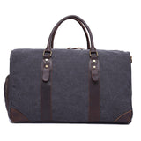 Mco 2018 Vintage Waxed Canvas Men Travel Duffel Large Capacity Waterproof Travel Bags Carry On