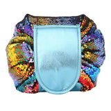 Toiletry Wash Cosmetic Bag Makeup Storage Case Organizer Drawstring Shrink Foldable Women Fashion