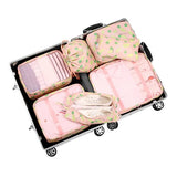 7Pcs/Set Women Men Travel Storage Bags Clothes Underwear Shoes Organizer Cosmetic Toiletry Pouch