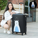 Women Candy Colors Rolling Luggage Bag Pc + Abs Suitcase With Wheel Trolley Case With Lock, Uv