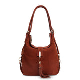 Nico Louise Women Real Split Suede Leather Shoulder Bag Female Leisure Nubuck Casual Handbag Hobo