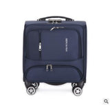 18 Inch Luggage Suitcase Oxford Cabin Boarding Spinner Suitcase Men Travel Rolling Luggage Bag On
