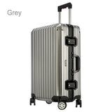 Uniwalker 100% Aluminum Rolling Luggage Travel Trolley Hardside Fashion Luggage With Spinner Wheels