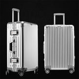 Uniwalker 100% Alumnium Rolling Luggage Lightweight Hardside Travel Trolley Suitcase With