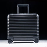 Uniwalker 100% Aluminum Alloy 18 Inch Luggage Trolley Travel Suitcase With Aluminum Rod Spinner