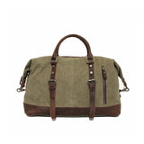 Vintage Military Canvas Leather Big Duffle Bag Men Travel Bags Carry On Travel Luggage Bags Large