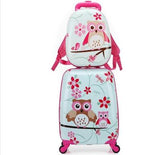 Kids Travel Luggage Set Spinner Suitcase For Kid Trolley Luggage Rolling Suitcase For Girls Wheeled