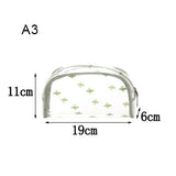 Pvc Cosmetic Storage Bags Women'S Portable Waterproof Clear Toiletry Pouch Travel Wash Makeup