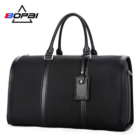 Bopai New Designed Business Men Travel Bags Unisex Big Handbag Waterproof Men Duffle Shoulder Bag