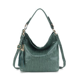 Fashion Leather Women Handbags Hobo Tassel Women Shoulder Bags Big Tote Ladies Hand Bags Female